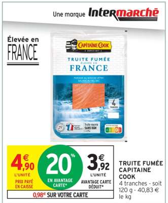 TRUITE FUMÉE CAPITAINE COOK