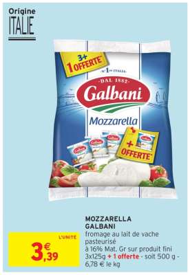 Mozzarella Galbani