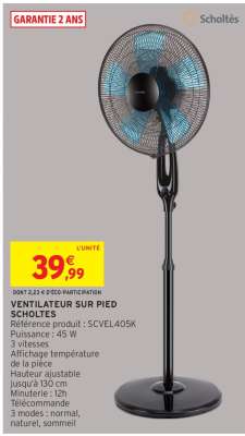 VENTILATEUR SUR PIED SCHOLTES