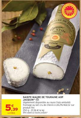 SAINTE MAURE DE TOURAINE AOP JACQUIN