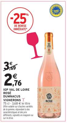 IGP Val de Loire Rosé