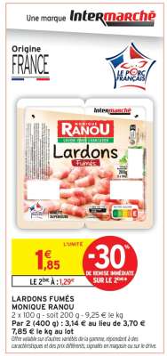 LARDONS FUMÉS MONIQUE RANOU