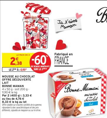 Bonne Maman Mousse au Chocolat
