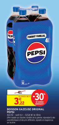 Boisson Gazeuse Original Pepsi