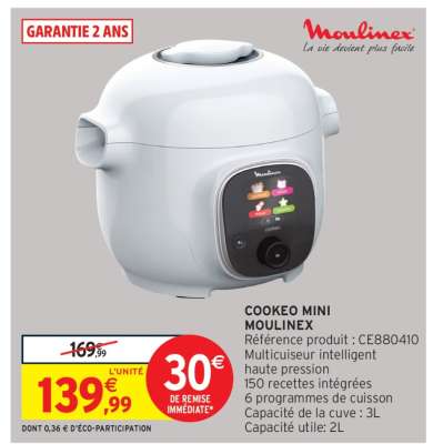 COOKEO MINI MOULINEX
