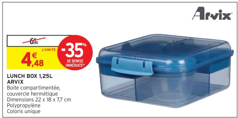 LUNCH BOX 1,25L ARVIX