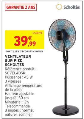 VENTILATEUR SUR PIED SCHOLTES