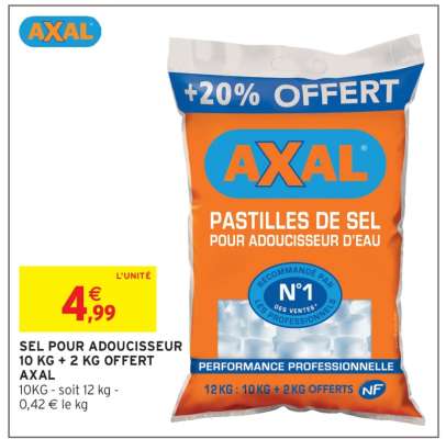 AXAL Pastilles de Sel