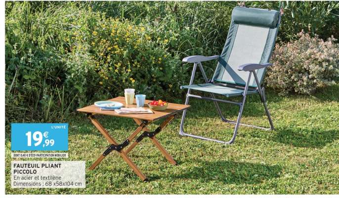 FAUTEUIL PLIANT PICCOLO