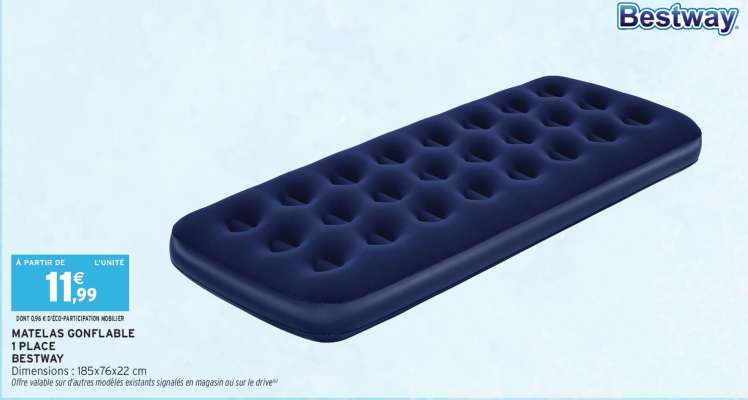 MATELAS GONFLABLE 1 PLACE