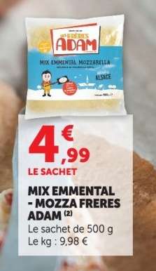 MIX EMMENTAL MOZZA FRERES ADAM