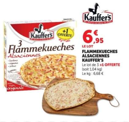 Flammekueches Alsaciennes Kauffer's