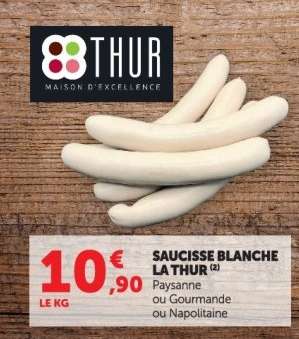 Saucisse Blanche La Thur