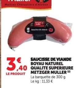 Saucisse de viande