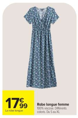 Robe longue femme