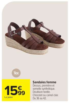 SANDALES FEMME