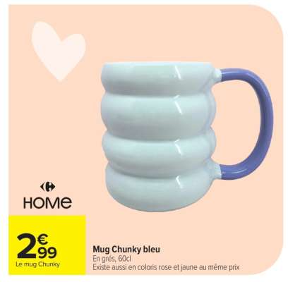 Mug Chunky bleu