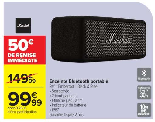 Enceinte Bluetooth Portable