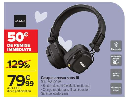 Casque arceau sans fil