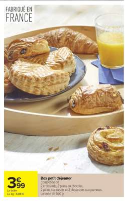 Box petit déjeuner