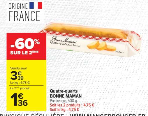 Quatre-quarts BONNE MAMAN