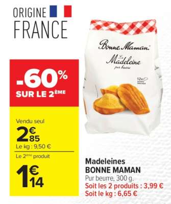 Madeleines Bonne Maman