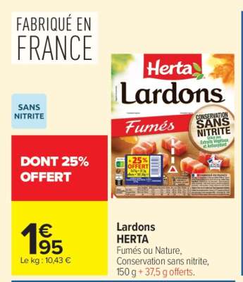 Lardons Herta