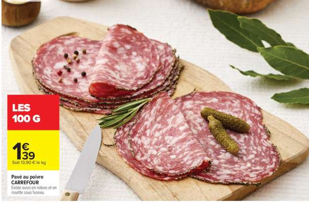 Pavé au poivre CARREFOUR