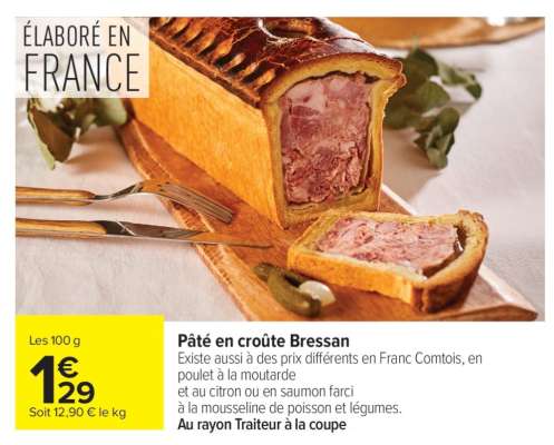 PÂTÉ EN CROÛTE BRESSAN