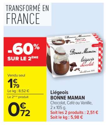LIEGEOIS BONNE MAMAN