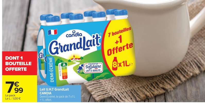 Lait U.H.T GrandLait