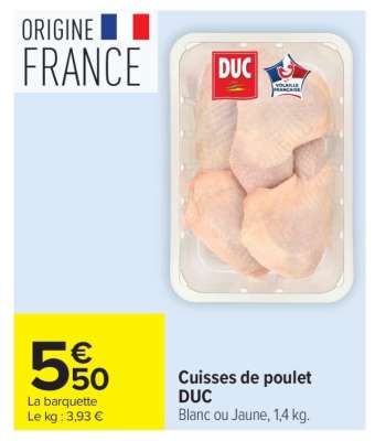 Cuisses De Poulet Duc