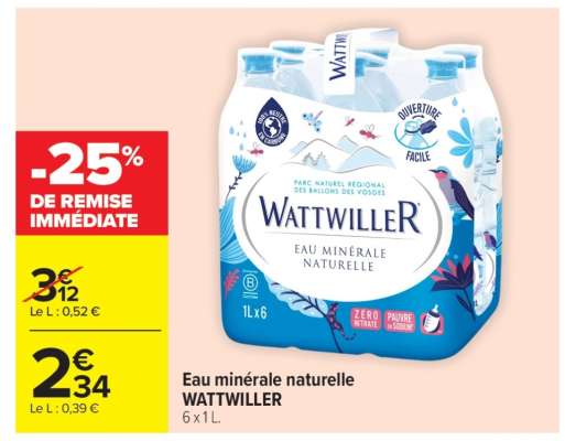 Eau Minérale Naturelle Wattwiller