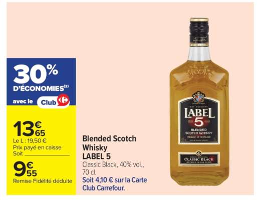 BLENDED SCOTCH WHISKY LABEL 5