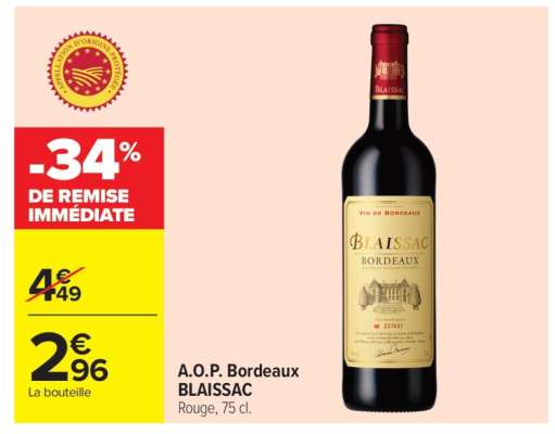 A.O.P. Bordeaux BLAISSAC
