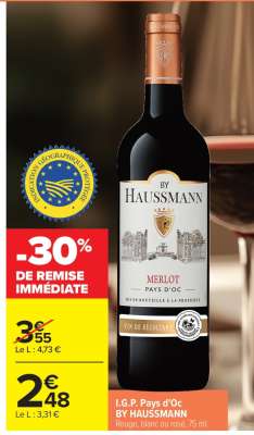 I.G.P. Pays d'Oc BY HAUSSMANN