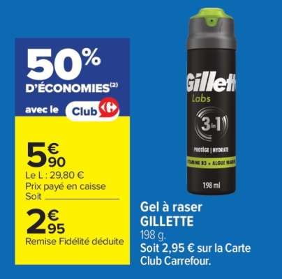 Gel À Raser Gillette