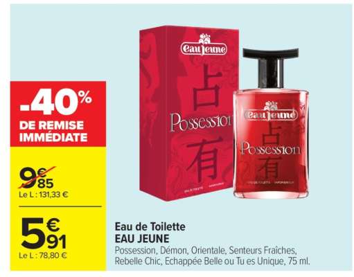 Eau de Toilette EAU JEUNE