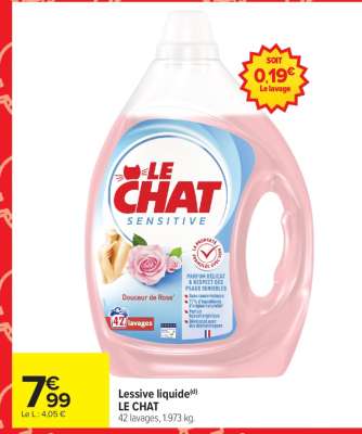 LESSIVE LIQUIDE "LE CHAT"