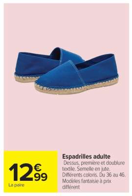 ESPADRILLES ADULTE
