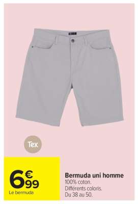 Bermuda uni homme