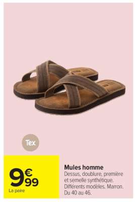 Mules Homme