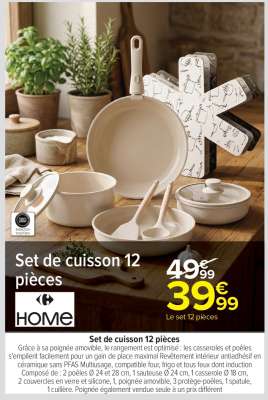 Set de cuisson 12 pièces