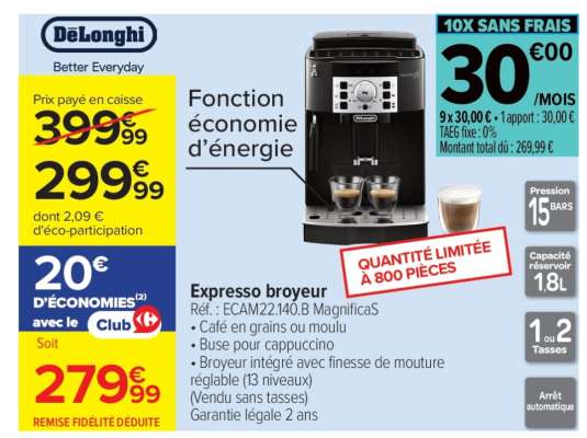 Expresso broyeur