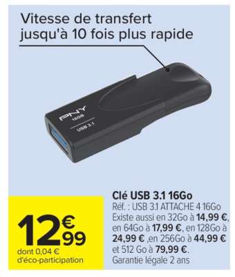 Clé USB 3.1 16Go