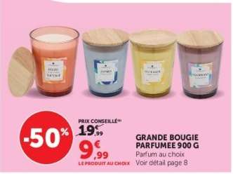 GRANDE BOUGIE PARFUMEE 900 G