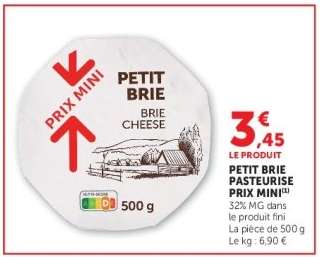 PETIT BRIE PASTEURISE