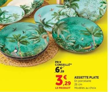 Assiette plate