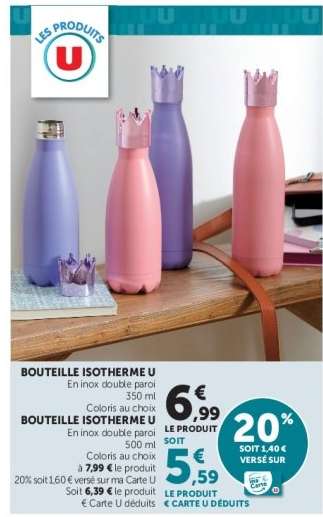 Bouteille Isotherme U