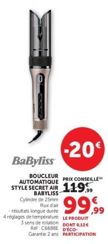 Boucleur Automatique Style Secret Air Babyliss